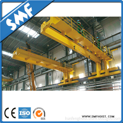 Brand New Wall Running Crane Double Girder Overhead Crane with 10 T Lifting Weight
